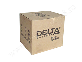 Закрытая коробка с аккумуляторами Delta HR 12-18